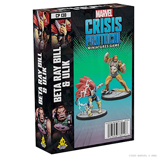 Atomic Mass Games Marvel Crisis Protocol Beta Ray Bill & Ulik Character Pack,Miniatur-Kampfspiel,Strategiespiel für Erwachsene,ab 14 Jahren,durchschnittliche Spielzeit 90 Minuten,hergestellt von Atomic Mass Games