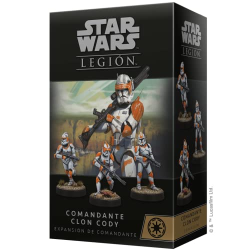 Atomic Mass Games Star Wars Legion - Commander Clon Cody - Miniaturspiel auf Spanisch von Atomic Mass Games