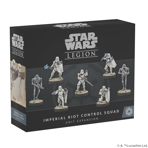 Atomic Mass Games Star Wars: Legion Imperial Riot Control Squad Unit Expansion - Maintain Order! Tabletop Miniatures Strategiespiel, ab 14 Jahren, 2 Spieler, 3 Stunden Spielzeit, hergestellt von Atomic Mass Games