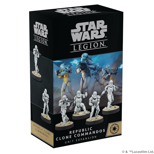 Star Wars: Legion Republic Clone Commandos Expansion - Elite Soldaten! Tabletop Miniatures Strategiespiel für Kinder & Erwachsene, ab 14 Jahren, 2 Spieler, 3 Stunden Spielzeit, hergestellt von Atomic von Atomic Mass Games