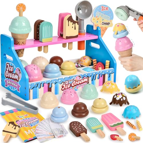 Atoylink Eisdiele Kinder Holz Einkaufswagen Einkaufsladen Eisladen Eisstand Holz Kaufmannsladen Kaufladen Kinderküche Zubehör Rollenspiel Spielgeld Spielzeug Geschenk für Kinder Mädchen 3 4 5 6 Jahre Atoylink Eisdiele Kinder Holz Einkaufswagen Einkaufsladen Eisladen Eisstand Holz Kaufmannsladen Kaufladen Kinderküche Zubehör Rollenspiel Spielgeld Spielzeug Geschenk für Kinder Mädchen 3 4 5 6 Jahre von Atoylink