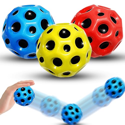 Atuoxing 3 Stück Ball Hohe Springender Gummiball von Atuoxing