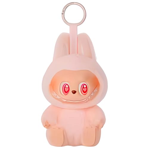 Atuoxing Labubu Monster Kuscheltier Puppe mit Haken Labubu Plush Doll Keychain Geschenk für Fans von Atuoxing