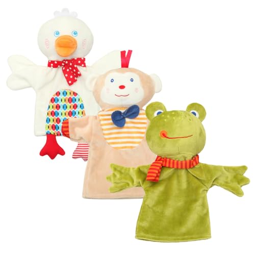 Aublinto Babyspielzeug Lernspielzeug Baby Spielzeug Schmusetuch Kuscheltuch Weich & Waschbar Baby Kuscheltier Schmusetuch für Babys ab dem 1 Kuscheltier Schmusetuch Mädchen Geschenk 3-teiliges von Aublinto