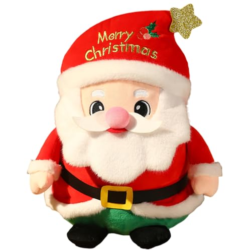 Aublinto Christmas Plush Toys PP Cotton: Weihnachts-Plüschtier aus PP-Baumwolle - Der Zauberhafte Begleiter für die Festliche Saison Deko. Weihnachtsmann von Aublinto