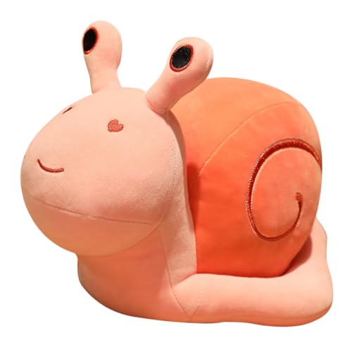 Aublinto Kuscheltier Plüschtier Cartoon Plüsch Puppe Stofftiere Dekokissen Puppen Simuliertes Tier Kawaii Schnecke Realistische Schnecke Plüschspie Spielzeug für Mädchen Jungen Babys 20 cm von Aublinto