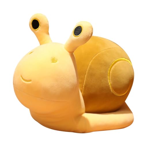 Aublinto Kuscheltier Plüschtier Cartoon Plüsch Puppe Stofftiere Dekokissen Puppen Simuliertes Tier Kawaii Schnecke Realistische Schnecke Plüschspie Spielzeug für Mädchen Jungen Babys 20 cm von Aublinto