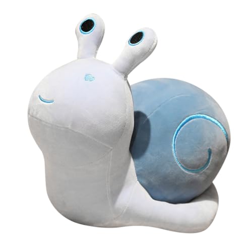 Aublinto Kuscheltier Plüschtier Cartoon Plüsch Puppe Stofftiere Dekokissen Puppen Simuliertes Tier Kawaii Schnecke Realistische Schnecke Plüschspie Spielzeug für Mädchen Jungen Babys 20 cm von Aublinto