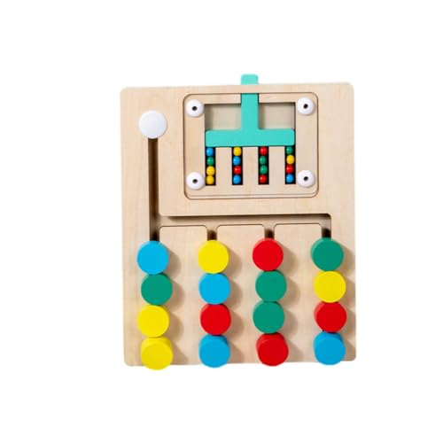 Aublinto Montessori Spielzeug ab 3 4 5 Jahre Magnetspiel Labyrinth Holzspielzeug Kinderspielzeug Lernspiele Busy Board Kinder Spielzeug Magnet Motorikspielzeug Sortierspiel Geschenk für Mädchen von Aublinto