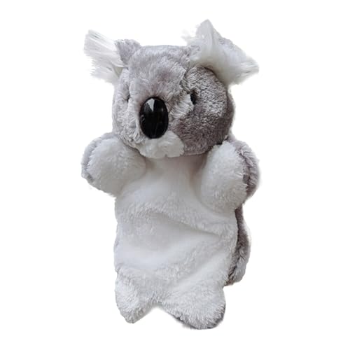 Aublinto Niedlichen Plüsch Handpuppe weichen Stofftier SpielzeugUnisex Baby Handpuppe Spielzeug Tier Design Plüschtier PP Baumwolle Stoff Puppe zum Geschichtenerzählen Koala von Aublinto