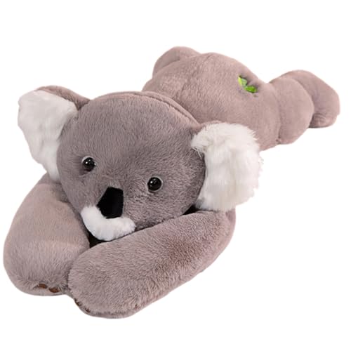 Aublinto Plüschtier Flauschiges plüschtiere Kuscheltier kuscheltiere Beschwertes Schoßkissen Für Kinder Beruhigt Für Sensorische Störungen Bei Autismus Adhs Angst 60cm Koala-Stil von Aublinto