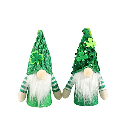 Aublinto Weihnachten GNOME Elf Gesichtslosen Puppe Weihnachtswichtel Wichtel Figuren Weihnachten Xmas Elf-Figur Schwedischer Zwerg mit LED-Licht Spielzeug Geburtstag Geschenk für Neujahr Ostern 2 SST von Aublinto