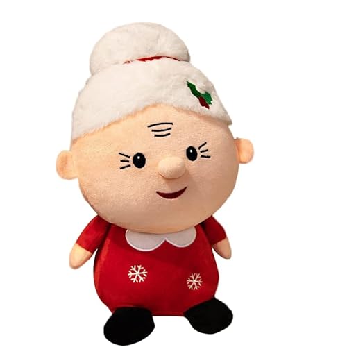 Aublinto Weihnachtsmann Plüsch, Weihnachten Spielzeug Weihnachtsmann Plush Toy Kawaii Plüsch Puppe Weiches Plüsch-Spielzeug Flauschiges Weihnachten Dekoration Geschenke für Kinder Weihnachts von Aublinto