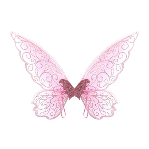 Kinder Monarch Schmetterling Flügel Kostüm für Halloween Party One Size Feenflügel Erwachsene Feenflügel Kinder, Feen Flügel Damen Erwachsen Winx Club Kostüm Fairy Wings für Karneval Geburtstag von Aublinto