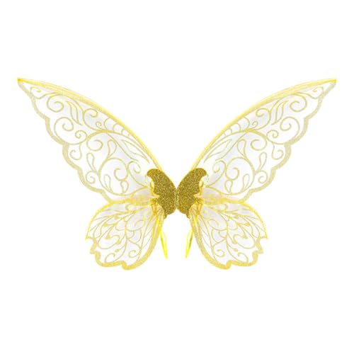 Kinder Monarch Schmetterling Flügel Kostüm für Halloween Party One Size Feenflügel Erwachsene Feenflügel Kinder, Feen Flügel Damen Erwachsen Winx Club Kostüm Fairy Wings für Karneval Geburtstag von Aublinto