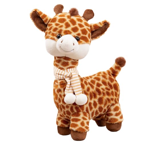 Stofftier Plüschtier Kuscheltier Giraffe Plüschtiere Giraffe, Kuscheltier Giraffe Süßes Kuscheltier Weiche Giraffe Spielzeug Puppe Geburtstagsgeschenk (30cm 45cm 55cm Sizes) Giraffe Plüschtier von Aublinto