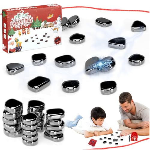 Audasi 20 Pcs Magnetische Schachspielsteine Magnetic Schachspiel Schach Magnetspiel mit Schnur und Aufbewahrungstasche Magnetisches Schachspiel mit Steinen Tragbares Schachbrett für Unterwegs von Audasi