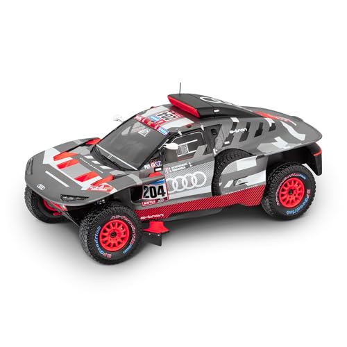 Audi 5022200632 Modellauto 1:43 Miniatur RS Q e-tron E2 Rallye Dakar 2023, Peterhansel/Boulanger von Audi collection