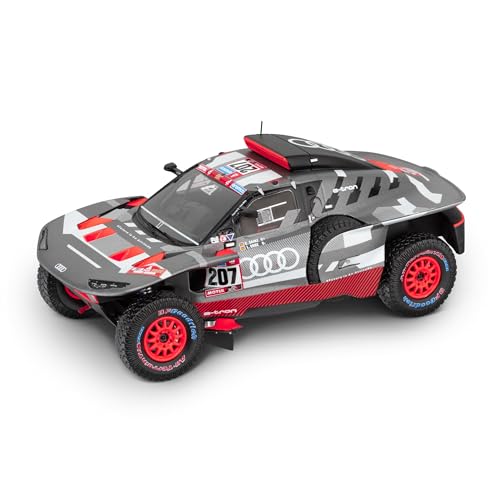 Audi 5022200633 Modellauto 1:43 Miniatur RS Q e-tron E2 Rallye Dakar 2023, Sainz/Cruz von Audi collection