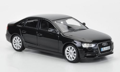 Audi A4, met.-schwarz, 2012, Modellauto, Fertigmodell, Minichamps 1:43 von Audi