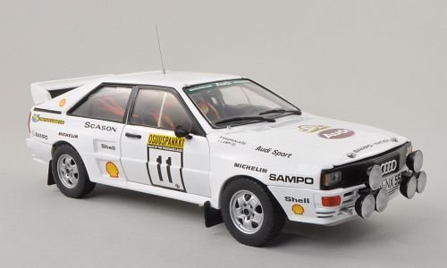 Audi Quattro A2 , No.11,Sampo, Rally Finnland, 1983, Modellauto, Fertigmodell, Sun Star 1:18 von Audi