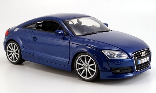 Audi TT Coupe, blau, 2007, Modellauto, Fertigmodell, Motormax 1:18 von Audi