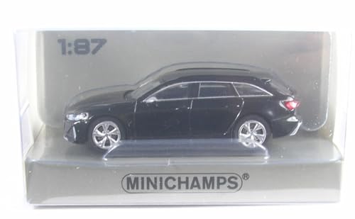 Minichamps 870010014 - AUD. RS6 Avant Black Metallic 2019 - maßstab 1/87 - Modellauto von Minichamps