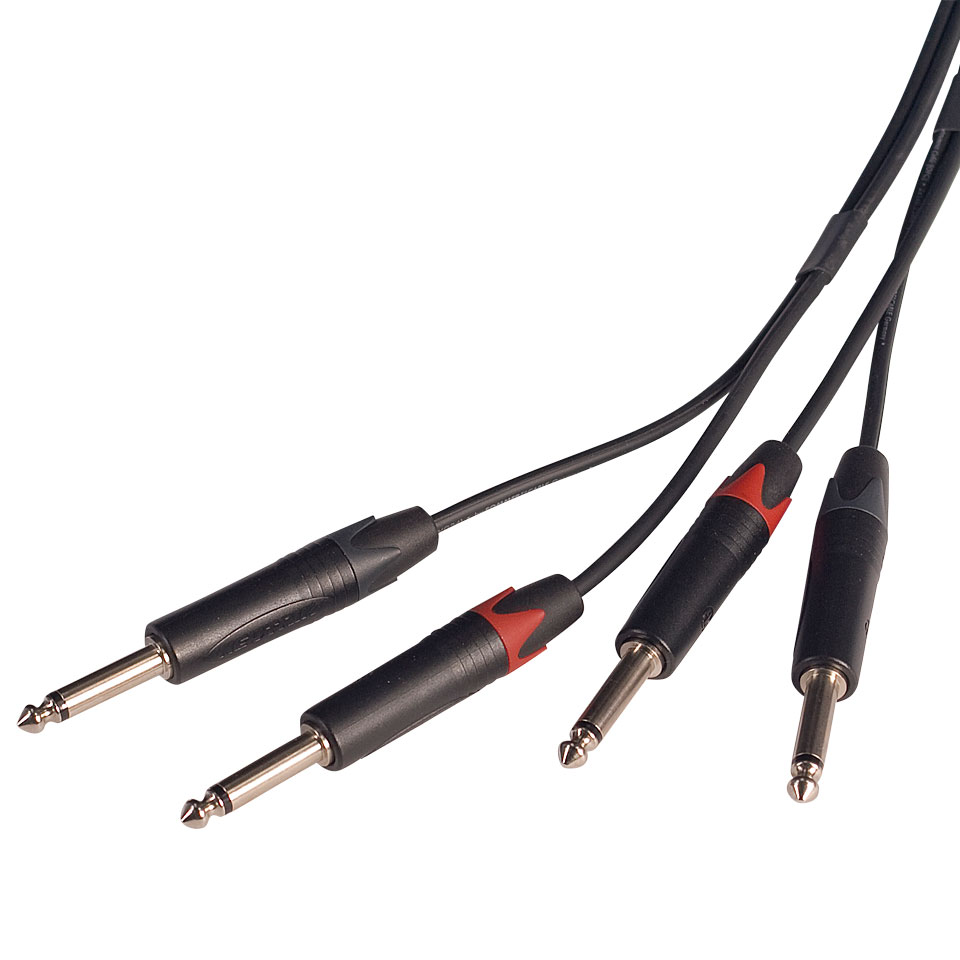 AudioTeknik Dual TS > TS 1,5m Audiokabel von AudioTeknik