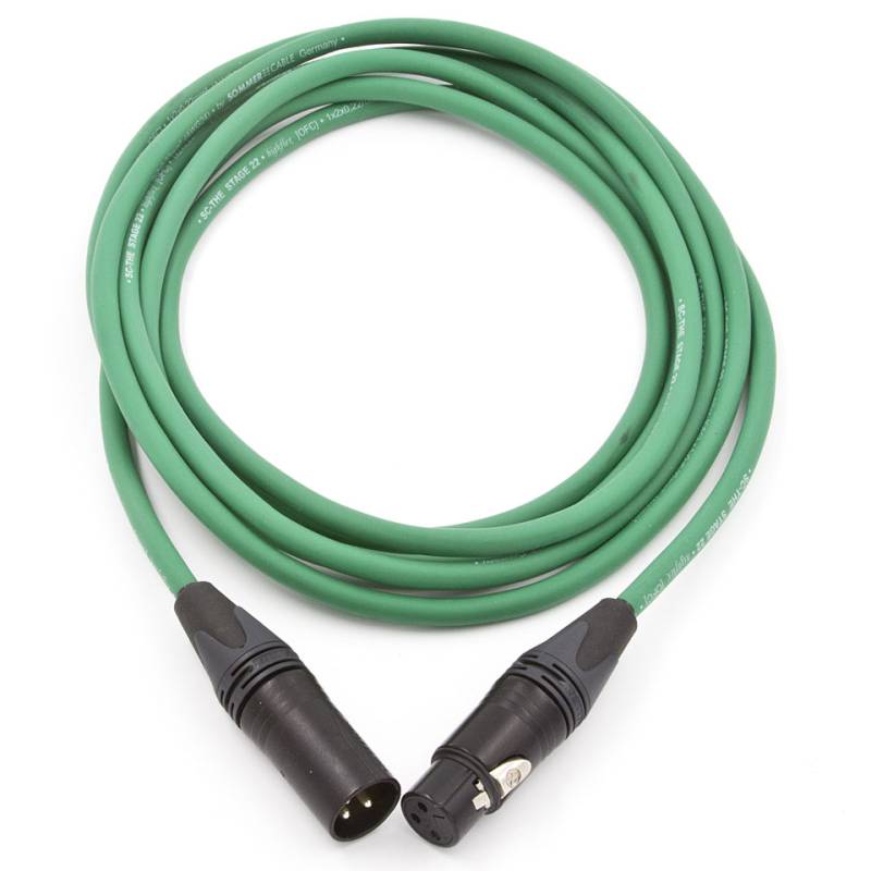 AudioTeknik MFM 1,5 m green Mikrofonkabel von AudioTeknik