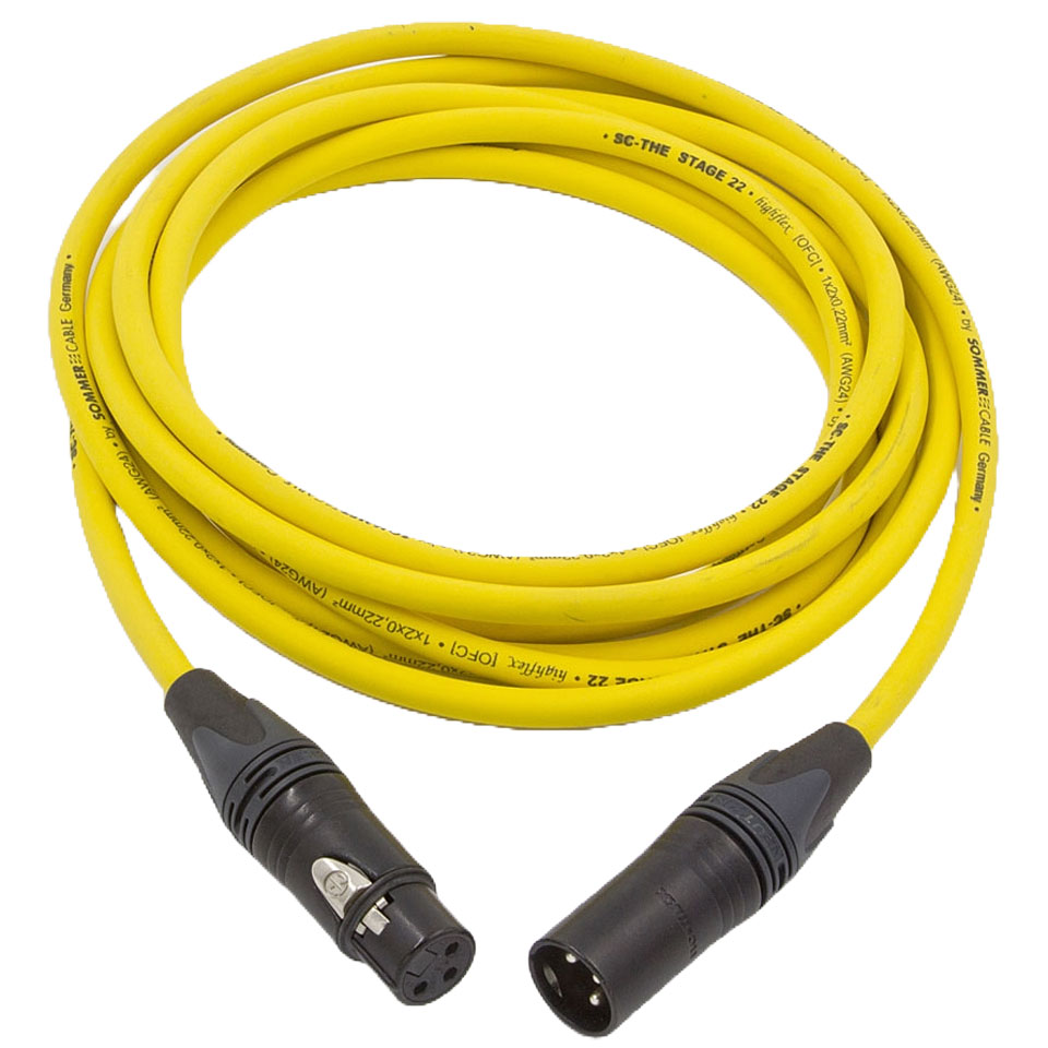 AudioTeknik MFM 15 m yellow Mikrofonkabel von AudioTeknik