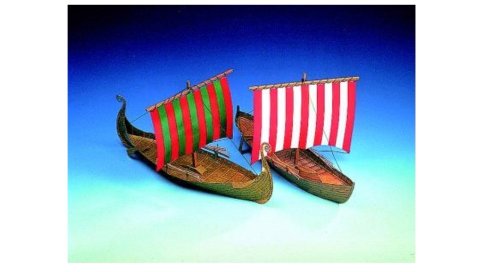 Aue-Verlag 24 x 6 x 13 cm Viking Ships Modellbausatz (2-teilig) von HMV HAMBURGER MODELLBAUBOGEN VERLAG