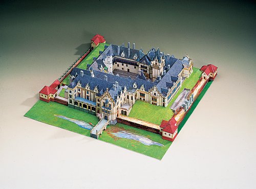 Aue-Verlag 43 x 42 x 14 cm Grafenegg Castle Modellbausatz von HMV HAMBURGER MODELLBAUBOGEN VERLAG