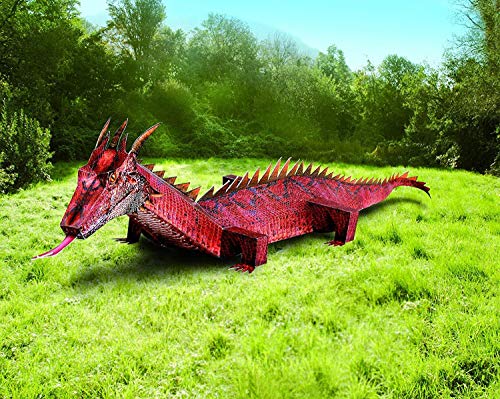 Aue-Verlag 44 x 10 x 7 cm Dragon Model Kit (rot) von HMV HAMBURGER MODELLBAUBOGEN VERLAG