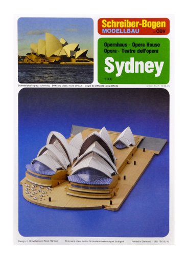 Aue-Verlag 73 x 47 x 23 cm Sydney Opera Modellbausatz von Aue-Verlag