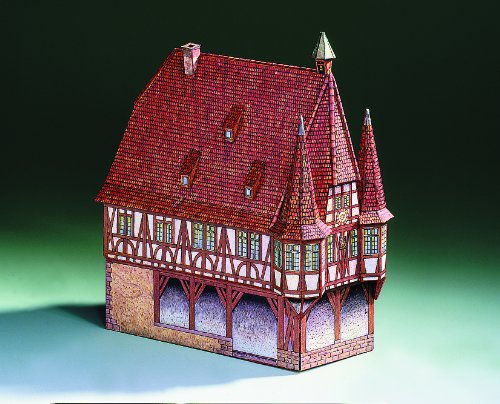 Aue Verlag Modellbausatz Michelstadt Rathaus, 7 x 10 x 13 cm von HMV HAMBURGER MODELLBAUBOGEN VERLAG