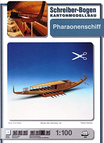 Aue-Verlag Modellbausatz Royal Boat of Pharao Cheops 43 x 14 x 5 cm von HMV HAMBURGER MODELLBAUBOGEN VERLAG