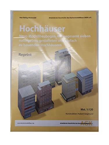 Aue-Verlag Papier Modellbaubogen Hochhäuser 1:120 TT von Aue-Verlag