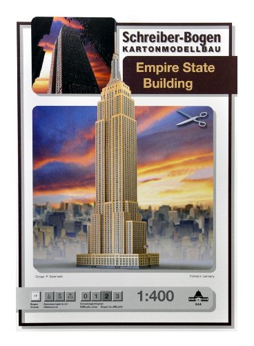 Aue-Verlag 33 x 15 x 113 cm Empire State Building Model Kit von HMV HAMBURGER MODELLBAUBOGEN VERLAG