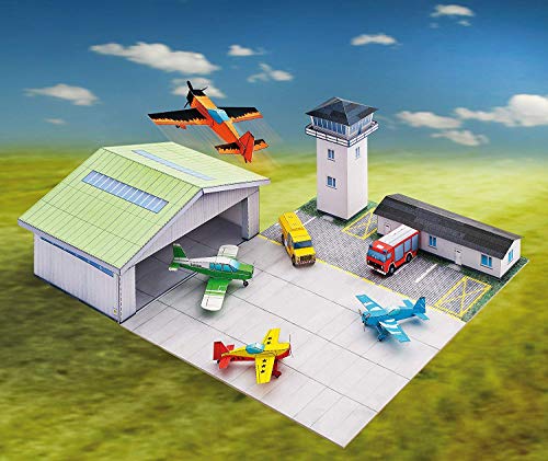 Flugplatz, 1:100 von HMV HAMBURGER MODELLBAUBOGEN VERLAG