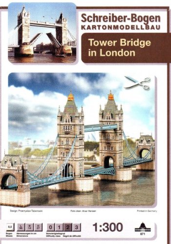 Tower Bridge London von HMV HAMBURGER MODELLBAUBOGEN VERLAG