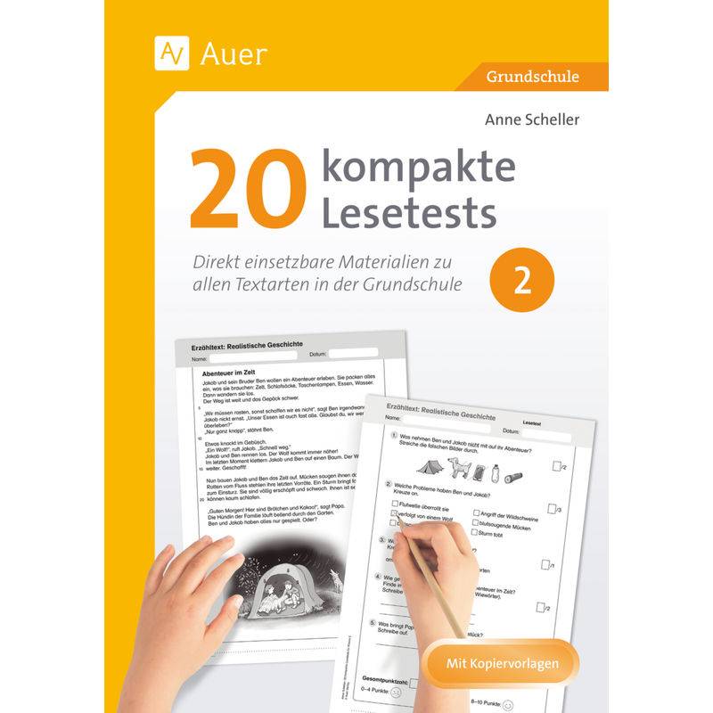 20 kompakte Lesetests für Klasse 2 von Auer Verlag in der AAP Lehrerwelt GmbH