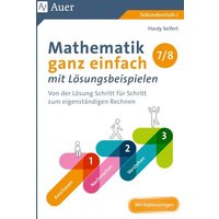 Mathematik ganz einfach mit Lösungsbeispielen 7-8 von Auer Verlag in der AAP Lehrerwelt GmbH