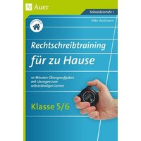 Rechtschreibtraining für zu Hause Klassen 5/6 von Auer Verlag in der AAP Lehrerwelt GmbH