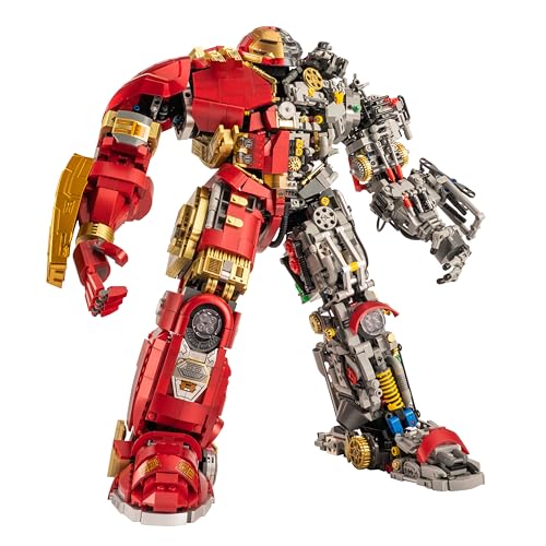 Auforua Technik Hulkbuster Modellbausatz mit LED Beleuchtung, 4183 Teile groß MOC Klemmbausteine Hulkbuster Bausatz, Hulkbuster Bausteine Bausatz Auforua Technik Hulkbuster Modellbausatz mit LED Beleuchtung, 4183 Teile groß MOC Klemmbausteine Hulkbuster Bausatz, Hulkbuster Bausteine Bausatz von Auforua