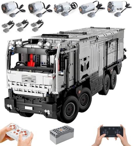 Auforua Technik Wohnmobil mit Motoren Set, Technik 8x8 Off-Road LKW Modellbausatz, 6068 Teile Klemmbausteine Wohnwagen Groß MOC Set, Kompatibel mit Mercedes Technik Wohnmobil Auforua Technik Wohnmobil mit Motoren Set, Technik 8x8 Off-Road LKW Modellbausatz, 6068 Teile Klemmbausteine Wohnwagen Groß MOC Set, Kompatibel mit Mercedes Technik Wohnmobil von Auforua