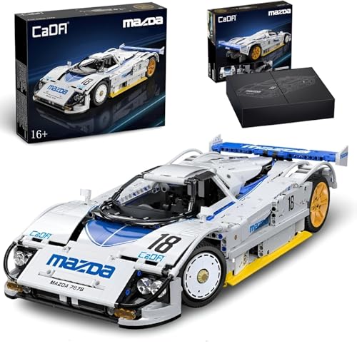CADA C63007W für Mazda 787B Le Mans Rennauto, Ohne Motor CADA C63007W für Mazda 787B Le Mans Rennauto, Ohne Motor von Auforua