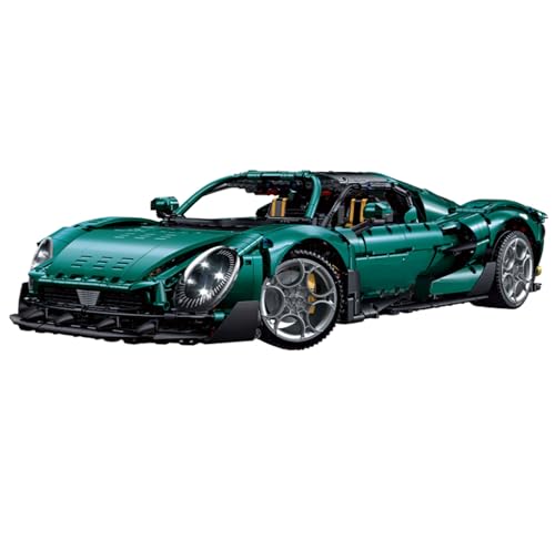 Technik Auto für Arlfa Romeo, 1:8 Groß Automodell Bausatz, 4208 Teile Klemmbausteine Auto MOC Set, Kompatibel mit Arlfa Romeo Technik Technik Auto für Arlfa Romeo, 1:8 Groß Automodell Bausatz, 4208 Teile Klemmbausteine Auto MOC Set, Kompatibel mit Arlfa Romeo Technik von Auforua