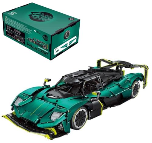 Technik Auto für Arston Martin Valkyrif AMR Pro, 1:8 Groß Automodell Bausatz, 3868 Teile Klemmbausteine Auto MOC Set, Mit Bedruckte Teile Technik Auto für Arston Martin Valkyrif AMR Pro, 1:8 Groß Automodell Bausatz, 3868 Teile Klemmbausteine Auto MOC Set, Mit Bedruckte Teile von Auforua