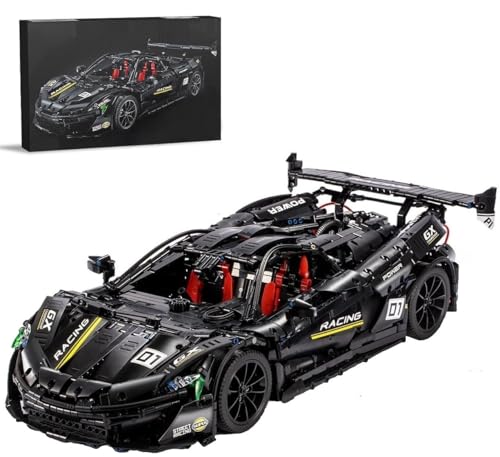 Technik Auto für MaLaren P1, 1:8 Groß Auto Modellbausatz, 3686 Teile Klemmbausteine Auto MOC Set, Kompatibel mit MaLaren Technik Auto von Auforua