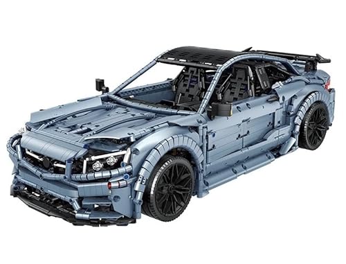 Technik Auto für Mercades C63 AMG, 1:8 Groß Auto Modellbausatz, 3900 Klemmbausteine MOC Bauset, Kompatibel mit Technik Mercedes C63 AMG von Auforua